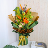 Elowen (5 Lilies, 10 Snapdragon) - Luxe Giant Bouquet
