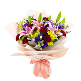 Flora Fantasia (3 Lilies, 8 Carnations)