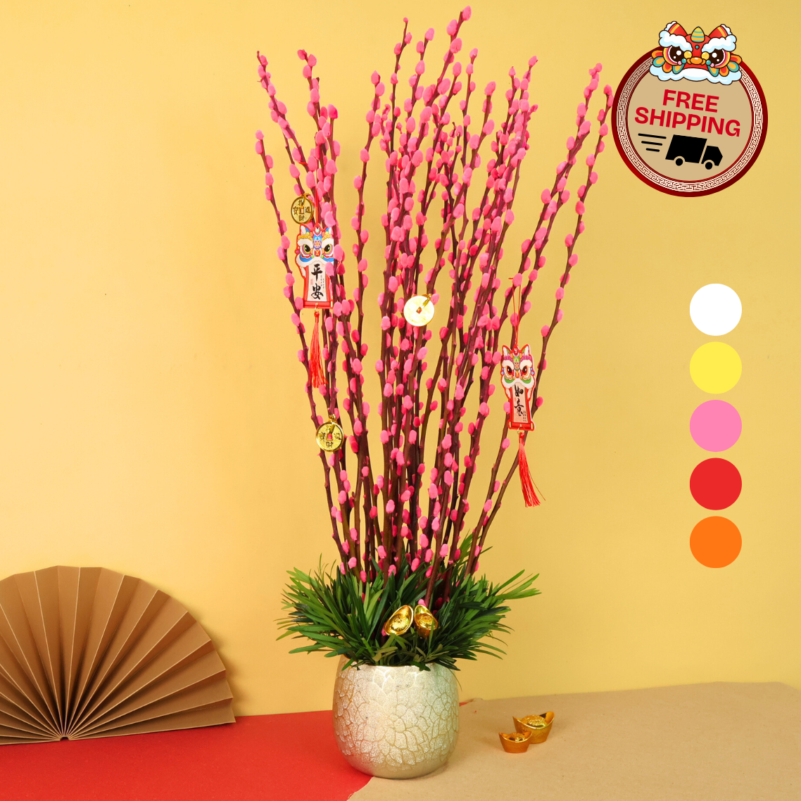 Fortune Blossom (Pick Your Color) (30 Stalks) - Pussy Willow