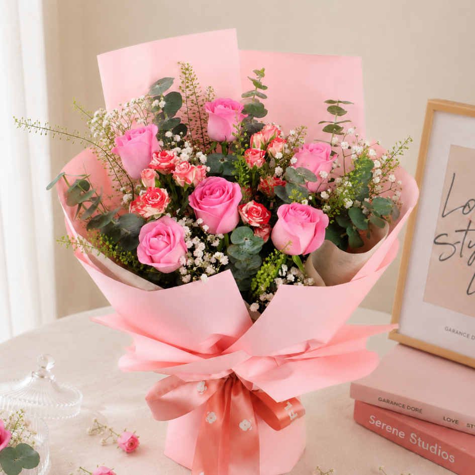 Gabriella (6 Roses) - Flower Bouquet