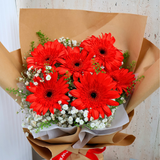 Gisele (6 Gerbera) - Flower Bouquet