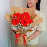 Gisele (6 Gerbera) - Flower Bouquet