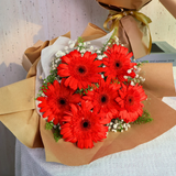 Gisele (6 Gerbera) - Flower Bouquet