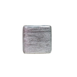 Square Textured Silver Pot (S) - Glass D11 G/S