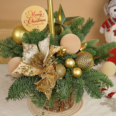Golden Cypress - Christmas Arrangement