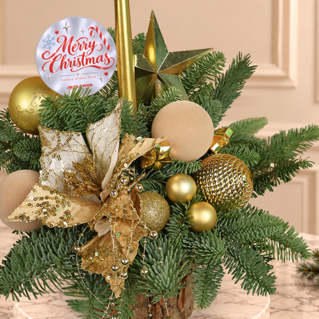 Golden Cypress - Christmas Arrangement