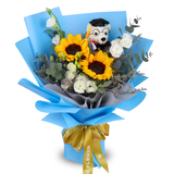 Radiant Rise  (2 Sunflowers) - Flower Bouquet
