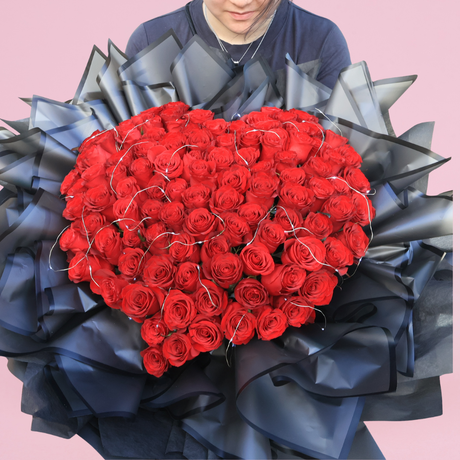 Grand Affection (99 Roses) - Flower Bouquet