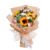 Gratitude Bloom (3 Sunflower) - Flower Bouquet