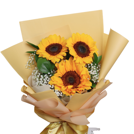 Guiding Light (3 Sunflower) - Flower Bouquet