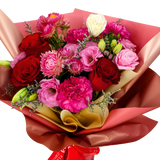 Happy Hearts (3 Roses, 3 Carnations)