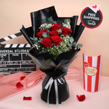 Heartfelt Praise (6 Roses) - Valentine Flower Bouquet