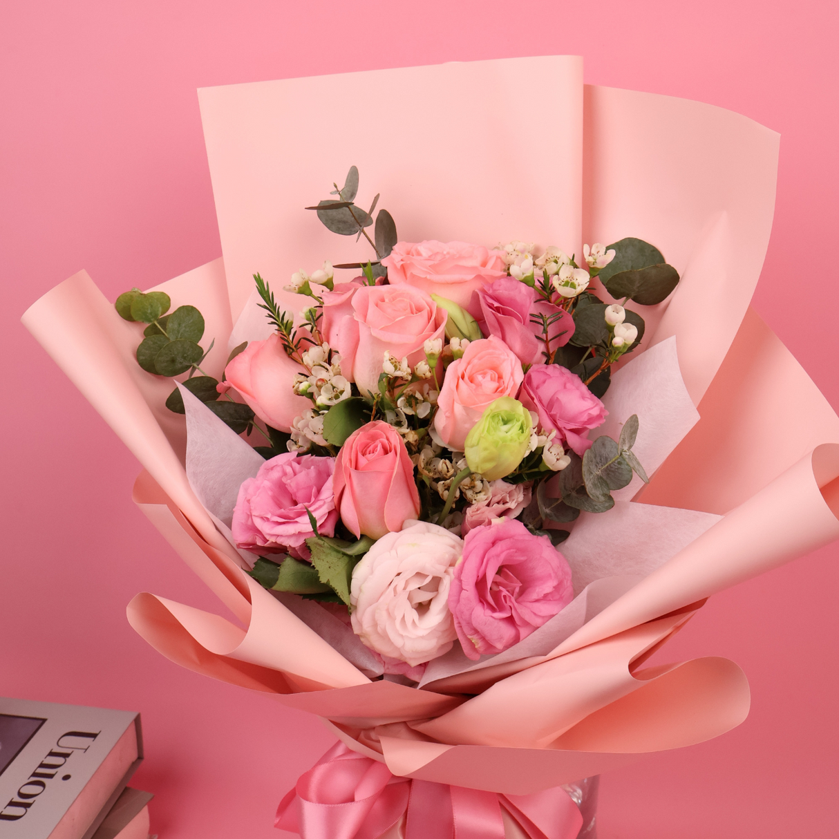 Heartthrob Blooms (6 Roses) - Valentine Flower Bouquet