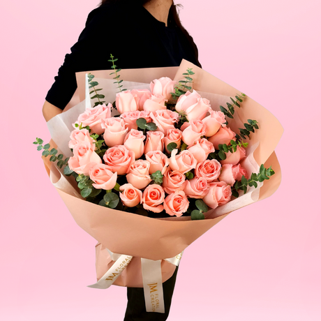 Helena (33 Roses) - Valentine Flower Bouquet