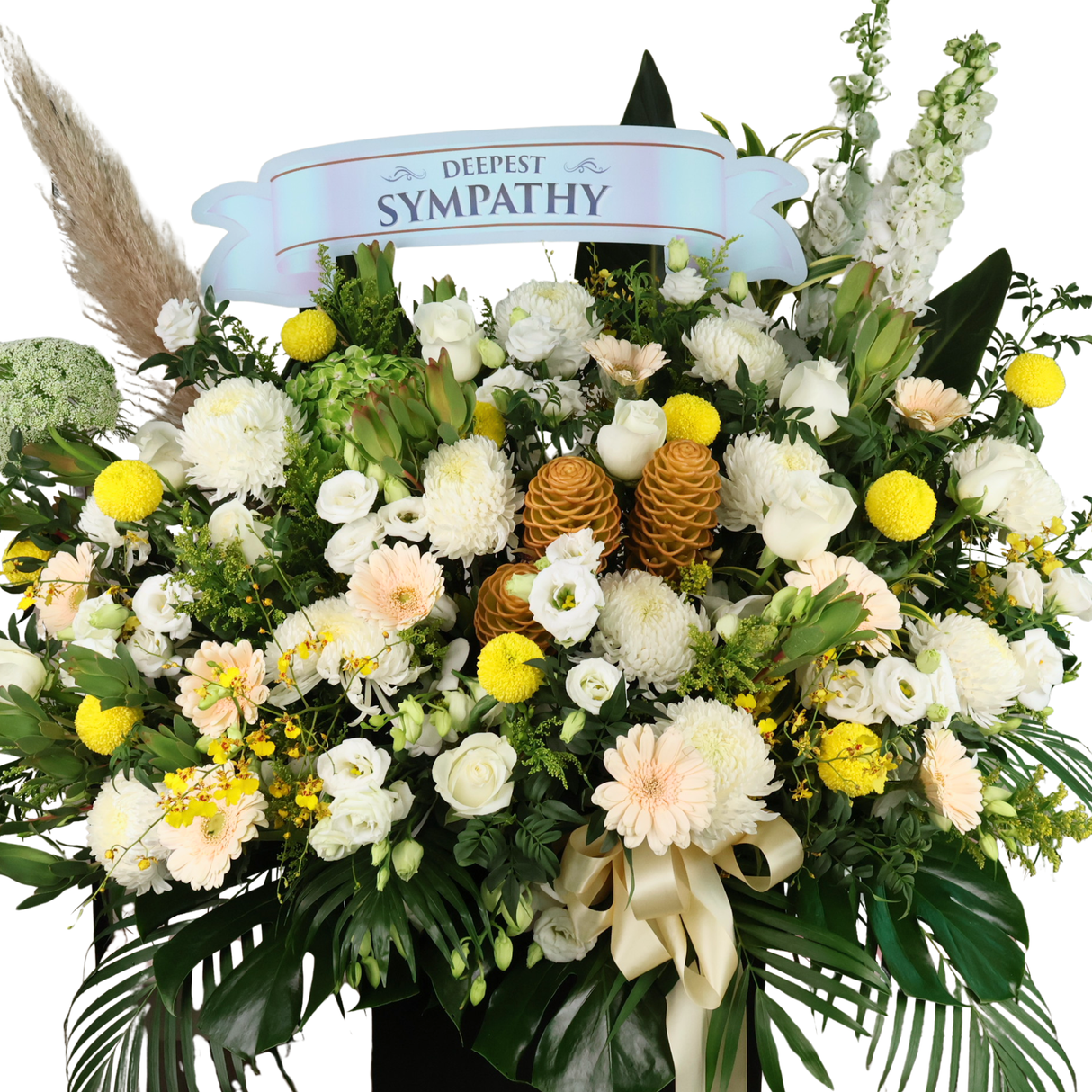 Hushed Remembrance - Condolence Flower Stand