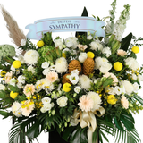 Hushed Remembrance - Condolence Flower Stand