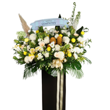 Hushed Remembrance - Condolence Flower Stand