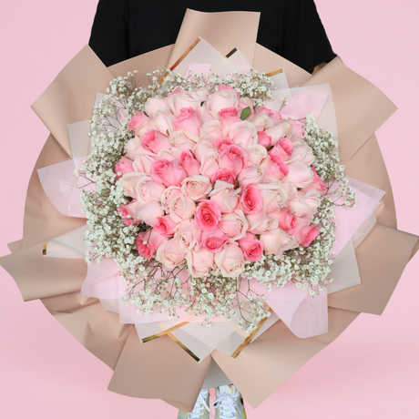 Infinite Heartbeat (99 Roses) - Flower Bouquet