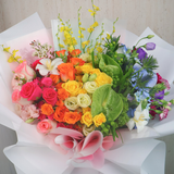 Jacintha (Rainbow) - Luxe Giant Bouquet