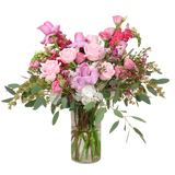 Kara (9 Roses) - Vase Arrangement