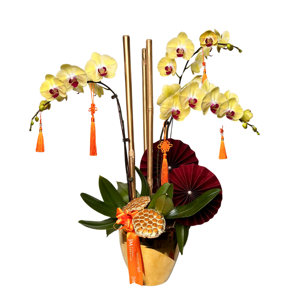 Legendary Blossom (3 Single Stalks) - Orchid Phalaenopsis