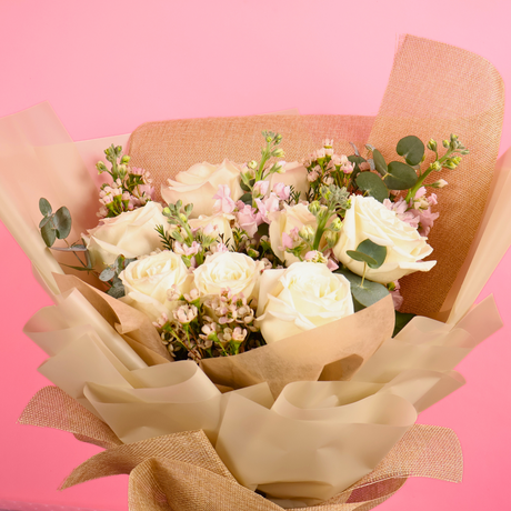 Limitless Light (9 Roses) - Flower Bouquet