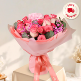 Loving Grace (Hydrangea, Rose, Rose Spray) - Mother's Day Bouquet