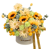 Luna (Sunflowers, Carnations) - Flower Box