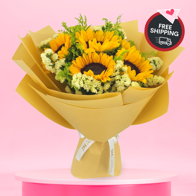 Mariana (6 Sunflowers) - Valentine Flower Bouquet