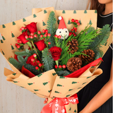 Merry Bright - Christmas Flower Bouquet