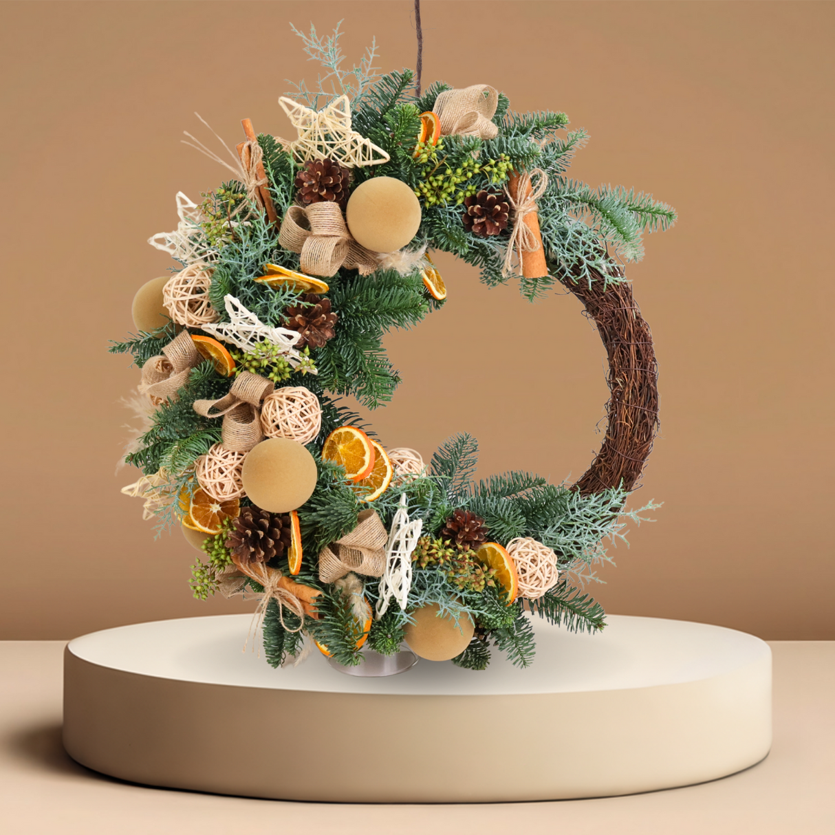 Merry Timberland - Christmas Nobilis Wreath