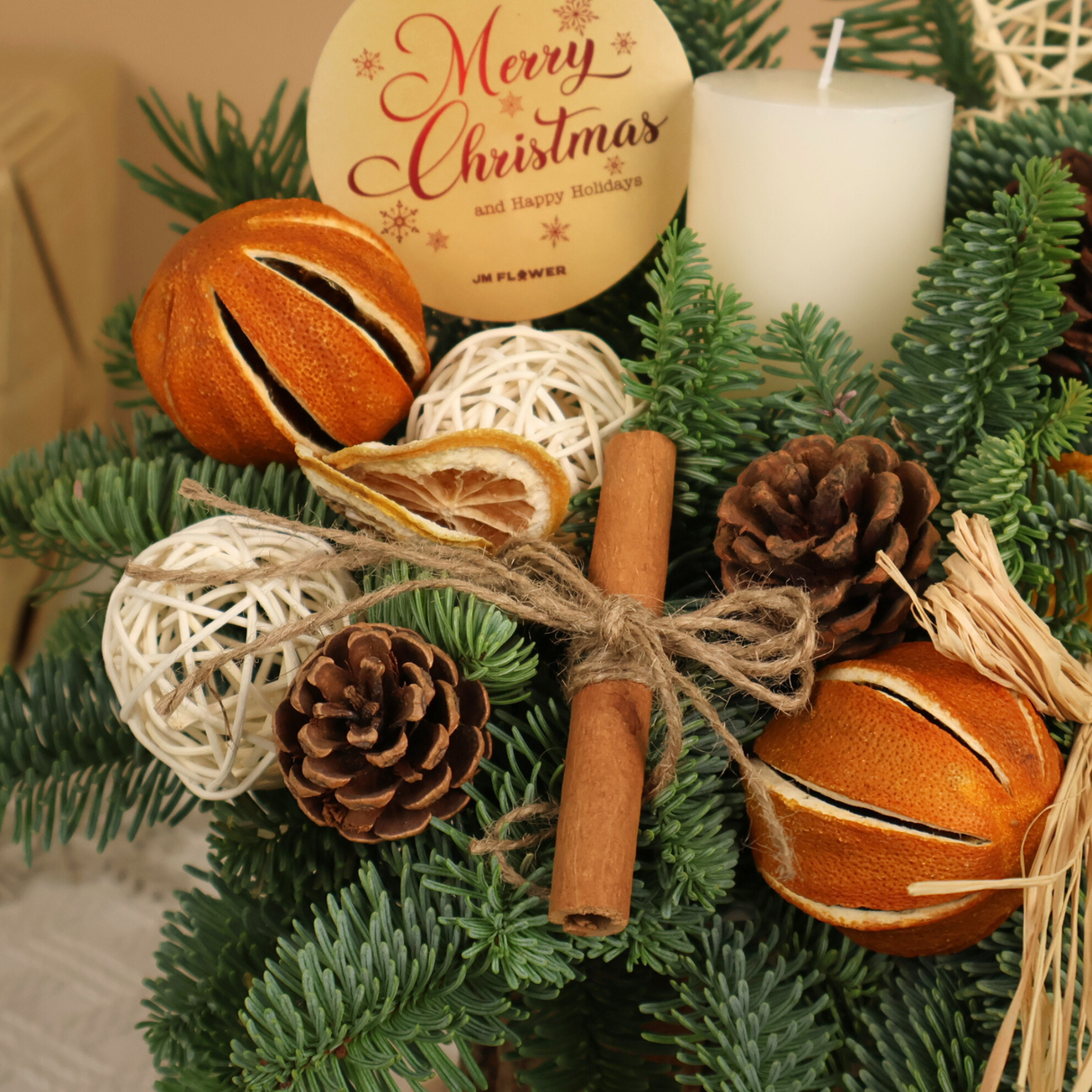 Natural Carol - Christmas Arrangement