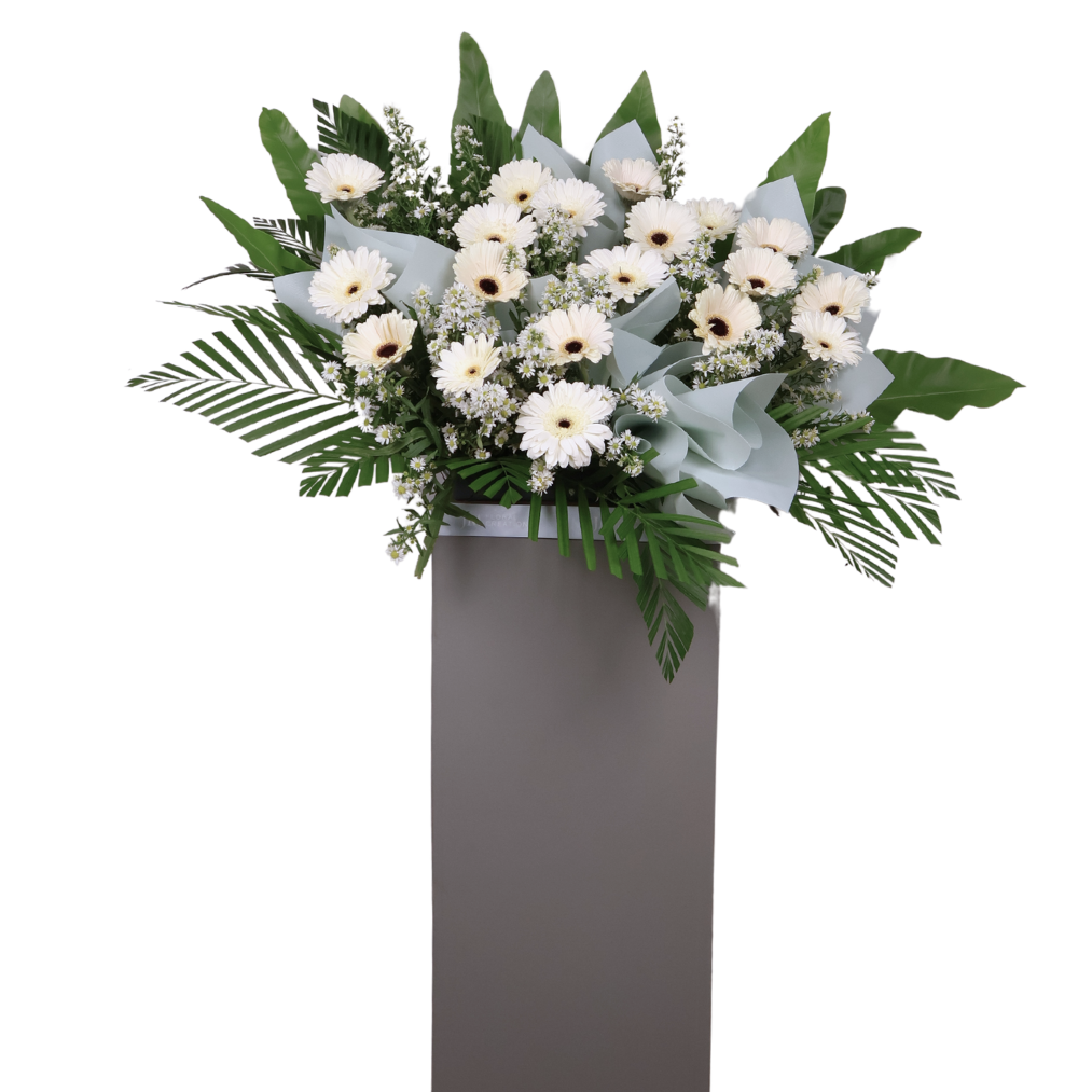 Tranquil Bloom - Condolence Flower Stand