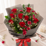 Orielle (8 Roses) - Flower Bouquet