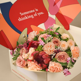 Peach Paradise - PetalBox Luxe Bouquet