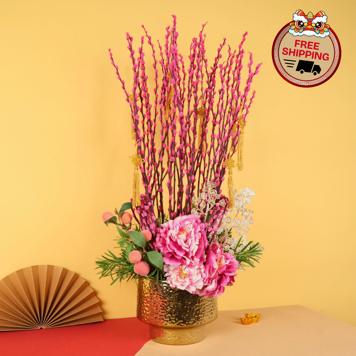 Peony Harmony (50 Stalks)  - Pussy Willow