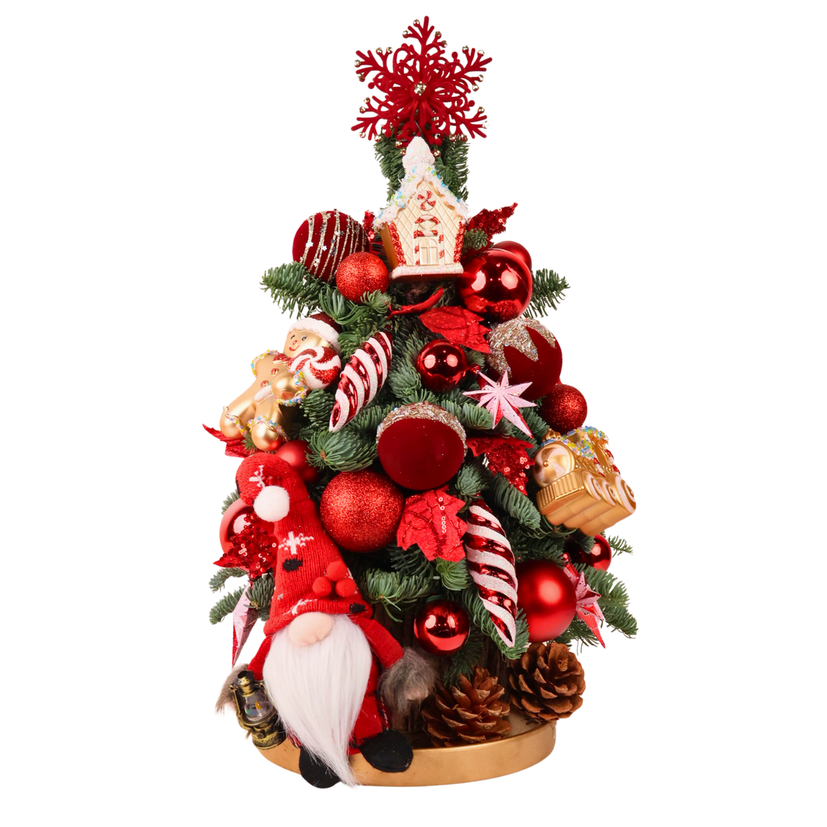 Peppermint Rhapsody - Mini Christmas Tree