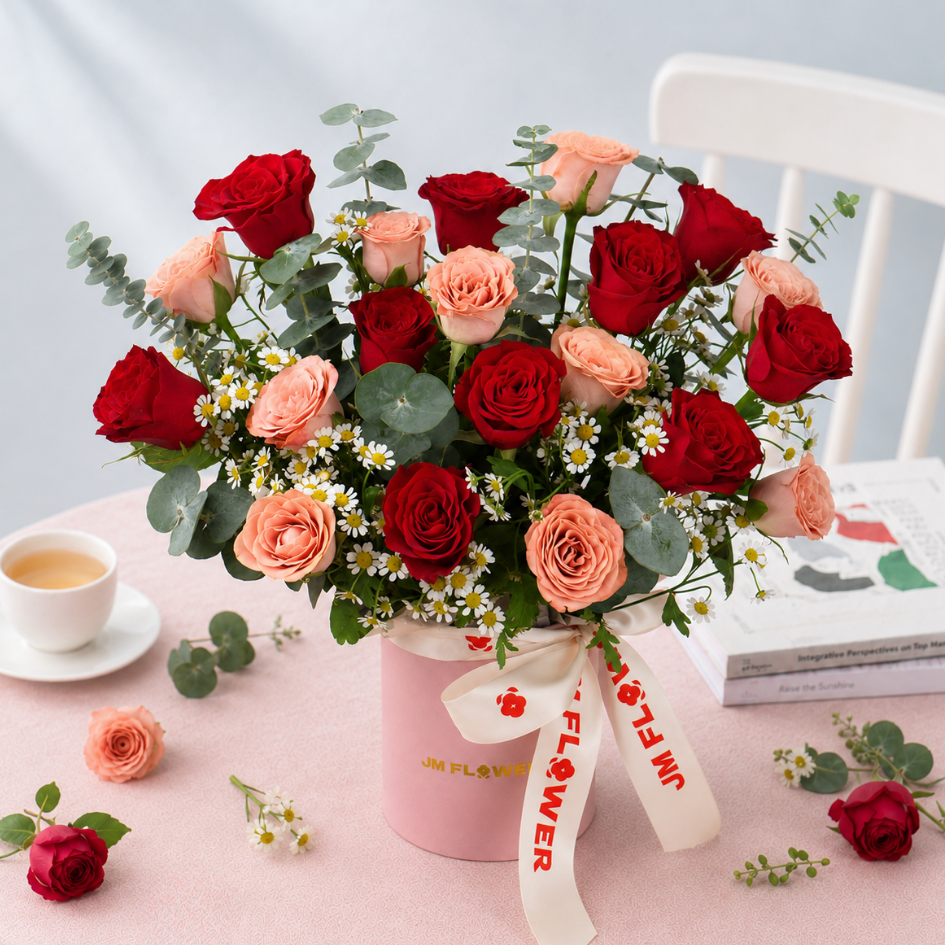 Giselle (20 Roses) - Flower Box