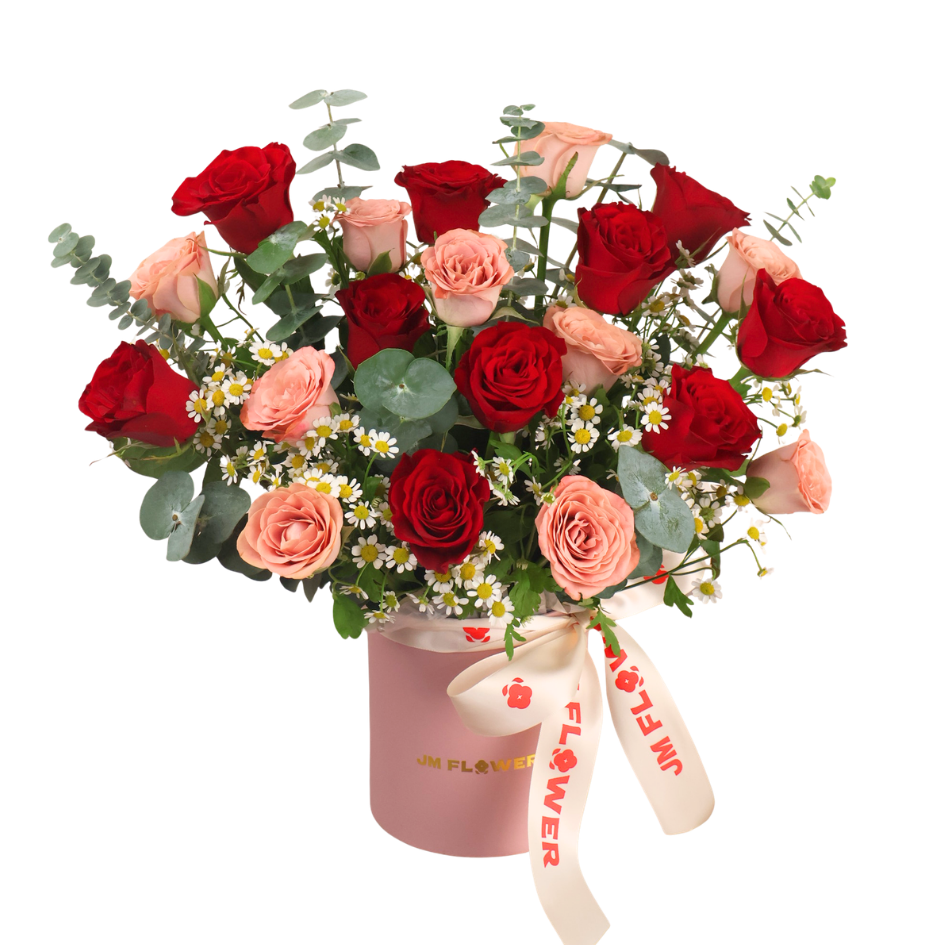 Giselle (20 Roses) - Flower Box