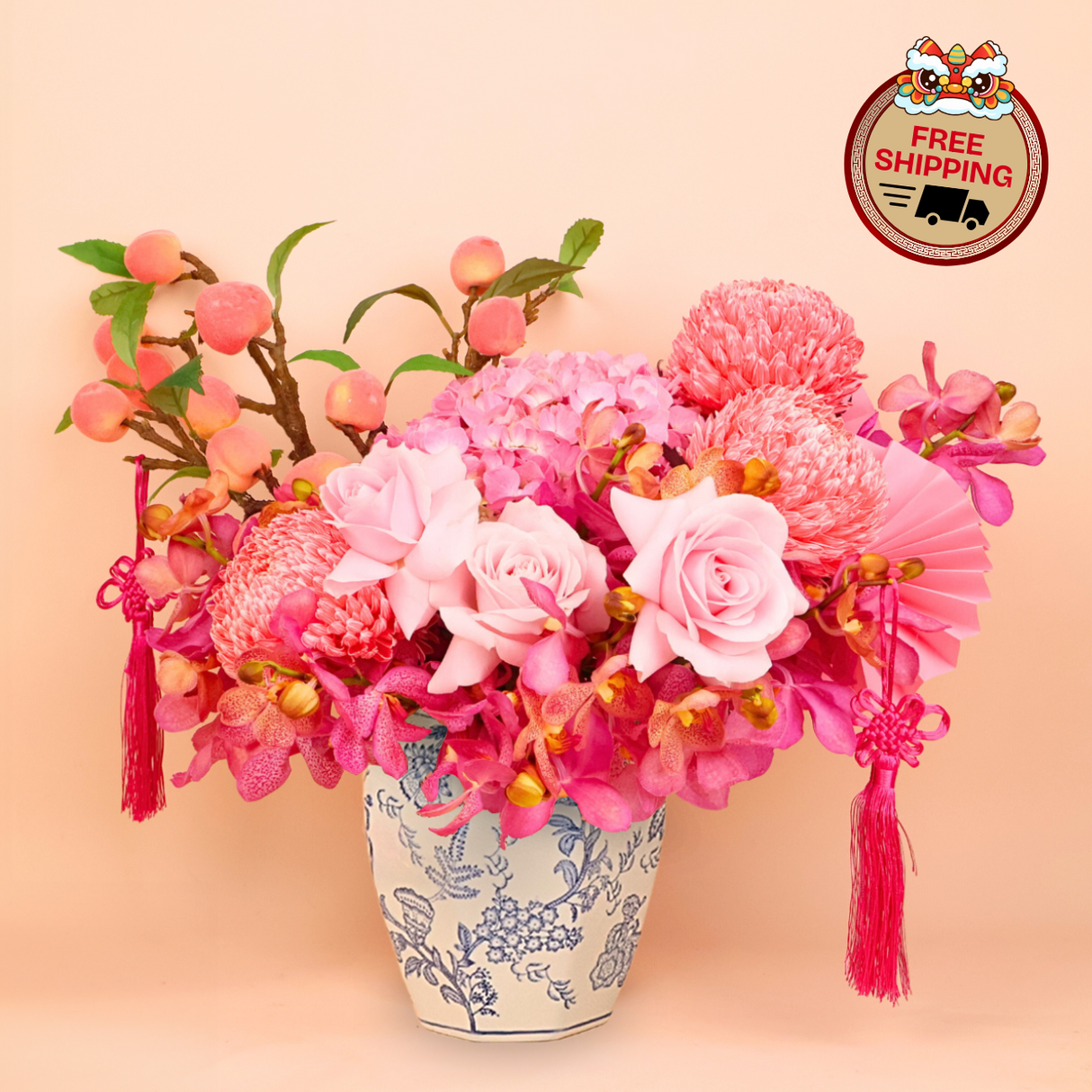 Pink Opulence - CNY Table Flower