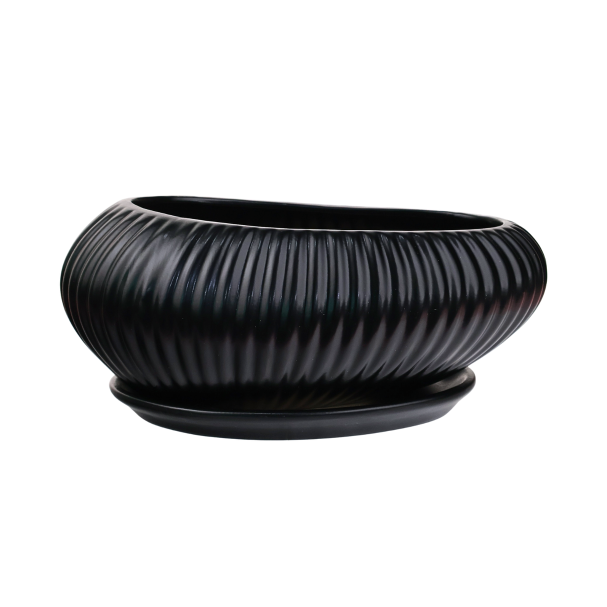 Curve Ribble Ceramic Pot