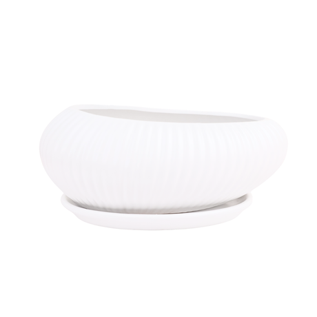 Curve Ribble Ceramic Pot