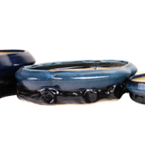Sapphire Blue Bonsai Ceramic Pot