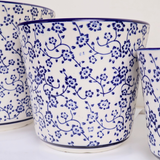 Blue Vine Ceramic Pot