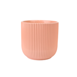Soft Line Ridge Ceramic Pot