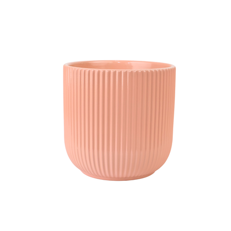 Soft Line Ridge Ceramic Pot