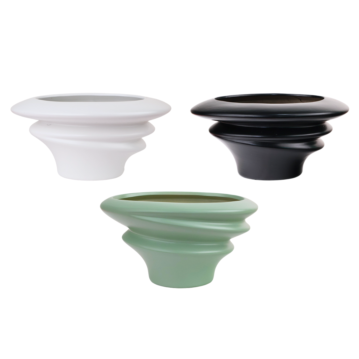 Ripple Ceramic Pot