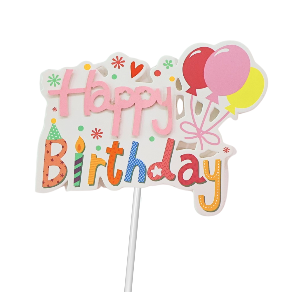 Birthdat Topper Happy Birthday Topper