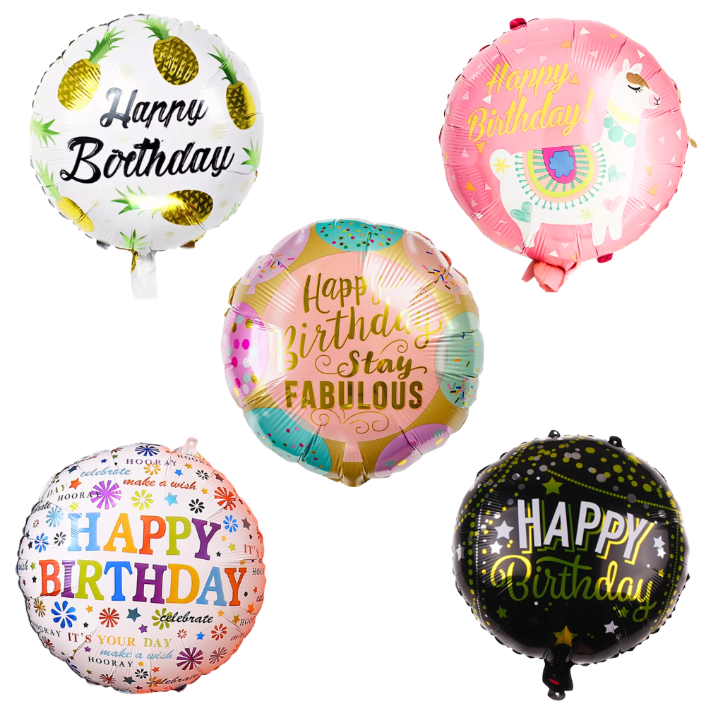 Birthday Balloon - Round