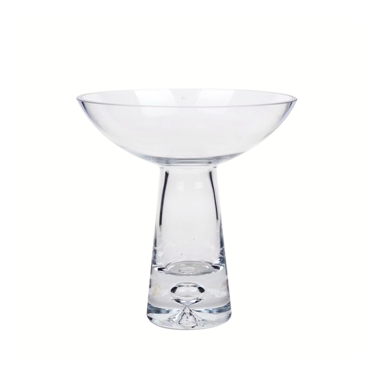 Pedestal Bowl Glass Vase
